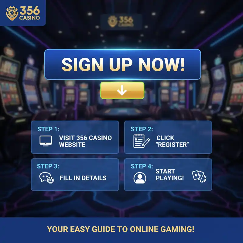 356 casino Registration Guide Banner